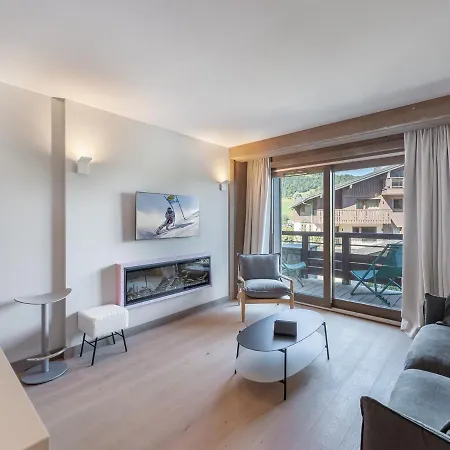 Apartamento Avec Espace Bien-etre A Megeve, Piscine, Salle De Sport Et Parking Electrique - Fr-1-569-34